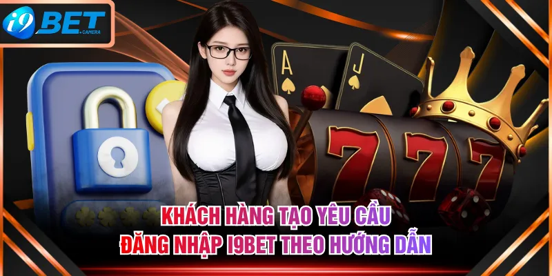 Khách hàng tạo yêu cầu đăng nhập I9BET theo hướng dẫn